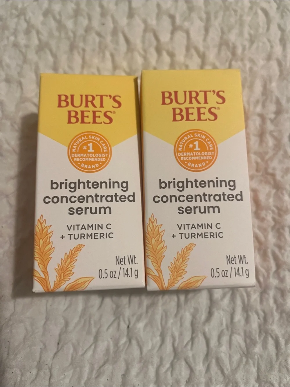 NWT Burt’s Bees Brightening Serums
